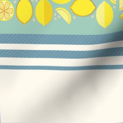 Tea Towel 27" x 18" - lemonade