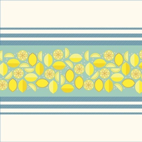 Tea Towel 27" x 18" - lemonade