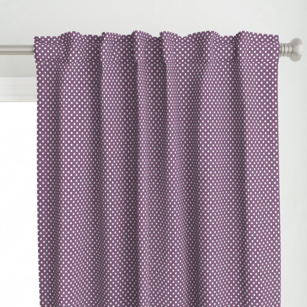 Vintage Violet Polka Dots