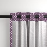 Vintage Violet Polka Dots