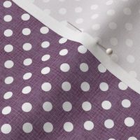 Vintage Violet Polka Dots