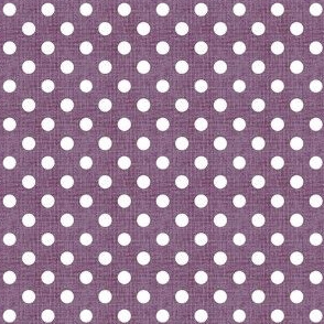 Vintage Violet Polka Dots