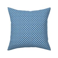 Vintage Cobalt Polka Dots