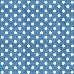 Vintage Cobalt Polka Dots