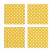 Vintage Lemon Polka Dots