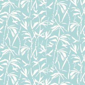 Bamboo Allover seafoam