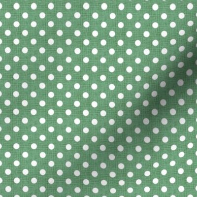 Vintage Jade Polka Dots