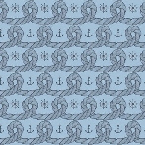 nautical rope, grey blue small