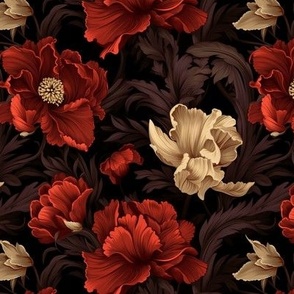Southern Gothic Foral Seamless Pattern V1 (12)