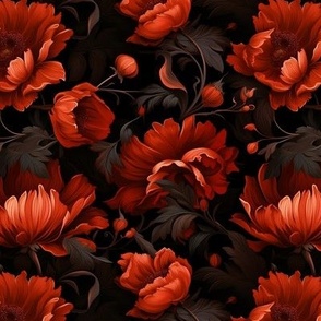 Southern Gothic Foral Seamless Pattern V1 (11)