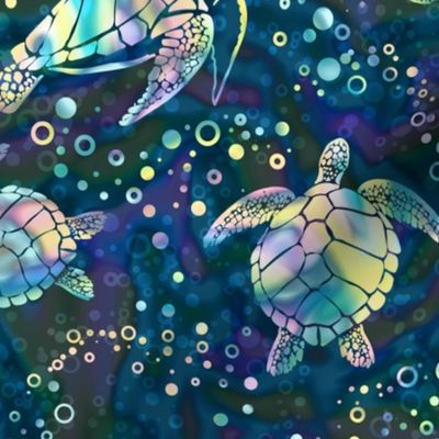 Abalone Sea Turtles Dark