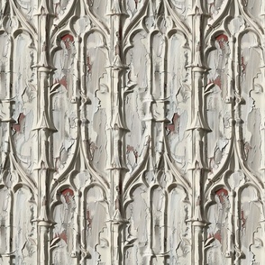 Distressed Baroque Cathedral Arch Pattern