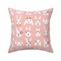Cute Easter Bunnies and Bows - 3 inch