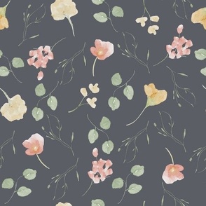 Dainty soft watercolor florals