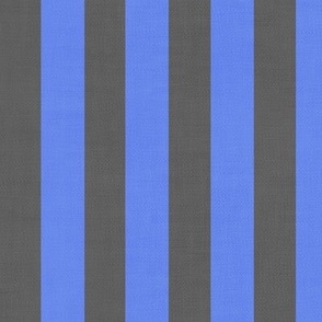 Textured Classic Stripes -  Blue Gray - Large