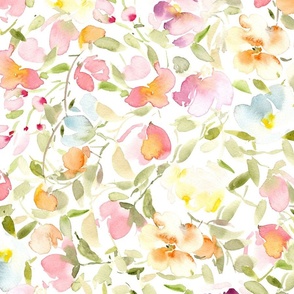 Whimsical and soft pastel floral | Chloe Collection