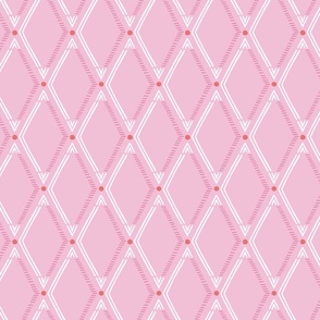 simplicity diamond geometric/vibrant pink/medium