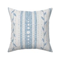 Delicate French Ticking with Woven Texture - cornflower blue 