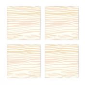 Neutral Contours painted Horizontal stripes cream peach by Jac Slade