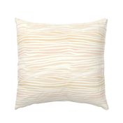 Neutral Contours painted Horizontal stripes cream peach by Jac Slade