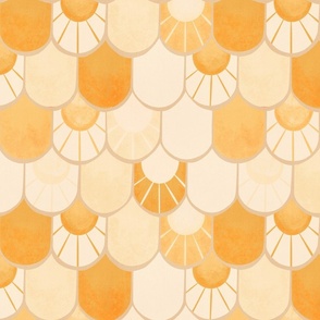Golden Hour - Sunshine Mosaic Tiles
