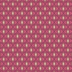 Hexagon Grid (4") - pink, peach, cream (ST2024HG)