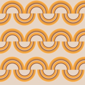  Warm  Geometric Waves Retro