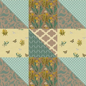 DESIGN 1 - PATTERNED QUILT COLLECTION (FALL TONES)