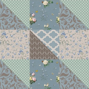 DESIGN 1 - PATTERNED QUILT COLLECTION (WINTER TONES)