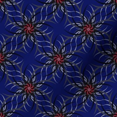 Tribal Trellis Blue