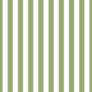 Cabana Boy Stripe Sweetpea Green and White