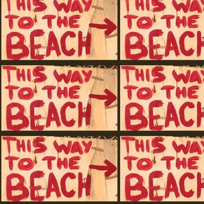 This Way to The Beach: Quiltmaker Edition