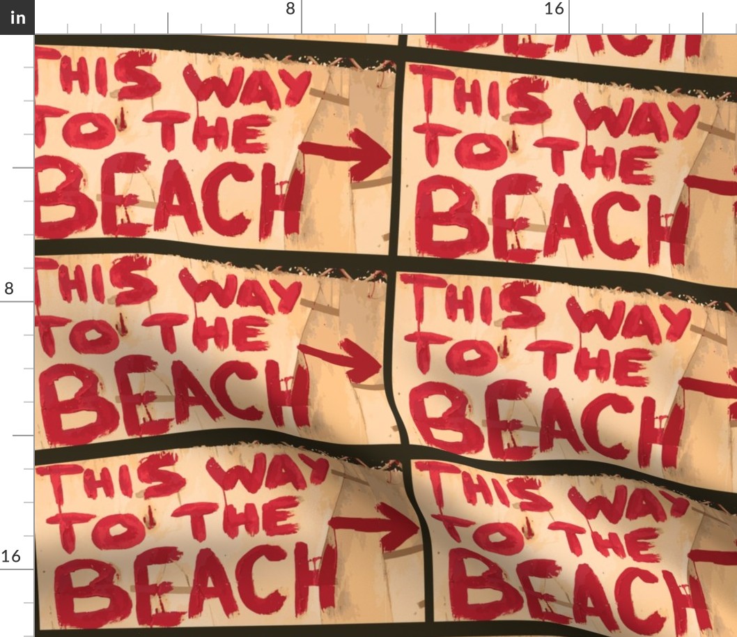 This Way to The Beach: Quiltmaker Edition