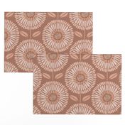 Warm neutral florals_clay