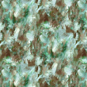 Handmade artistic texture green brown