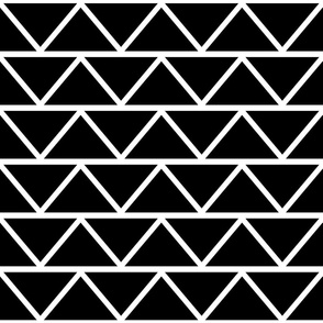 Abstract triangles in black and white