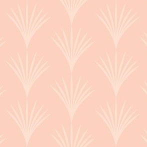 Modern Pink and Peach Grass Pattern