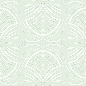 Elegant Calming Mint Green Art Deco