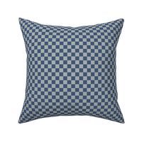 1/2” Classic Checkers, Navy and Grey