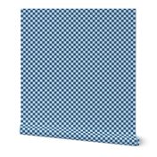 1/2” Classic Checkers, Baby Blue and Navy