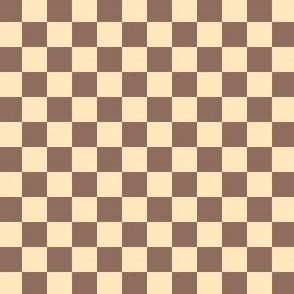 1/2” Classic Checkers, Butter and Cocoa