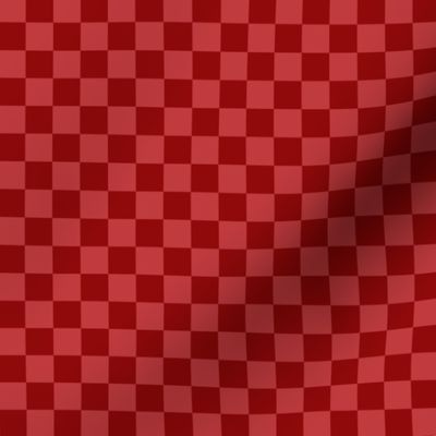 1/2” Classic Checkers, Red and Crimson
