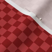 1/2” Classic Checkers, Red and Crimson