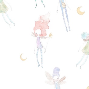 Faeries Stars and Moons