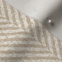 Narrow Tweed Herringbone Woollen Cloth Chevron Neutral Palette