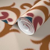 Warm minimalist Ikat/pochampally ikat