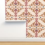 Warm minimalist Ikat/pochampally ikat