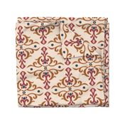 Warm minimalist Ikat/pochampally ikat