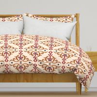 Warm minimalist Ikat/pochampally ikat