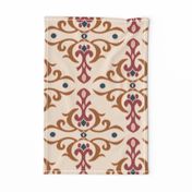 Warm minimalist Ikat/pochampally ikat